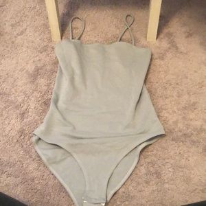NWT Topshop Straightneck bodysuit
